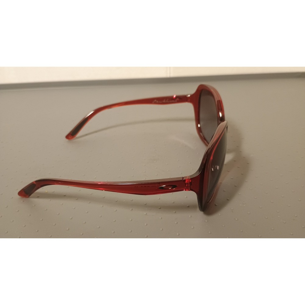 Oakley Beckon Sunglasses Women OS Red Excellent Oversized Square OO9123-04